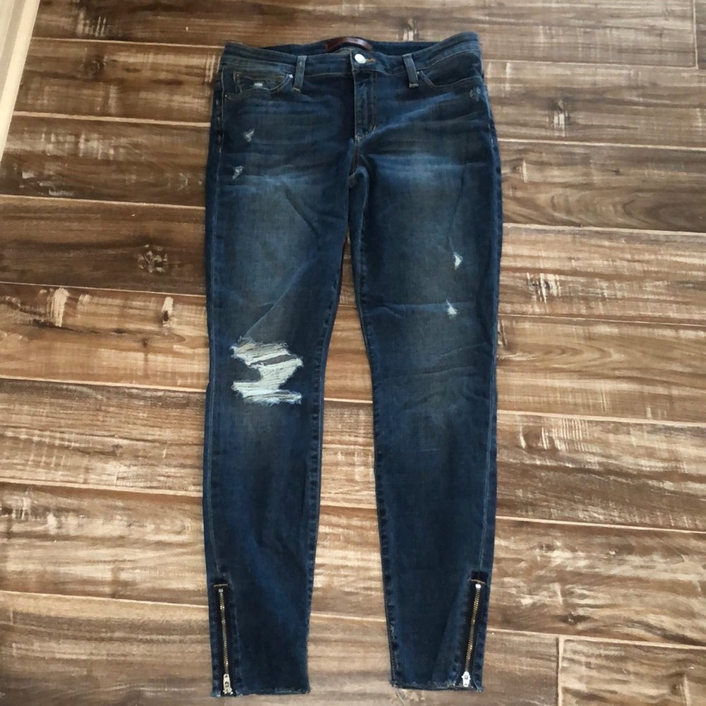 Joe's Jeans Flawless The Icon Mid Rise Skinny Ankle Stretch Jeans Size 28
